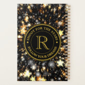 Monogram Logo 2021: Shooting Stars Gold Black Planner (Achterkant)