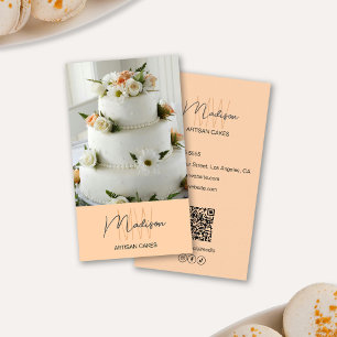 Monogram Logo Bakkerij Taart Visitekaartje