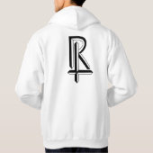 monogram logo combinatie van letters R en T Hoodie (Achterkant)