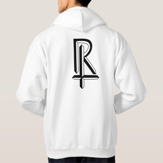 monogram logo combinatie van letters R en T Hoodie (Achterkant)