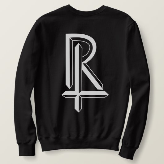 monogram logo combinatie van letters R en T Sweat Trui (Design achterkant)