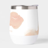 MONOGRAM LOGO elegante initialen blush waterverf (Links)