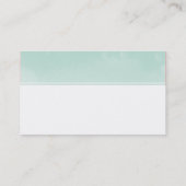 MONOGRAM LOGO grillige ombre waterverf munt Visitekaartje (Achterkant)