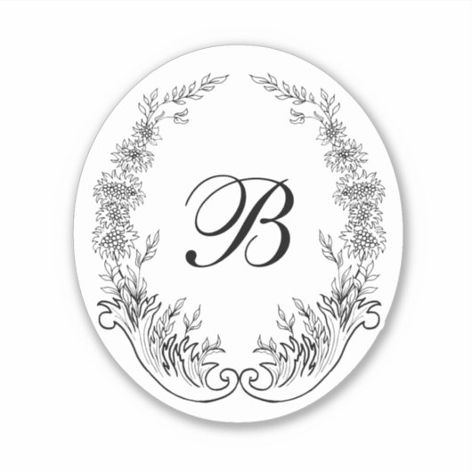 Monogram Logo is de Emblem Sticker (Voorkant)