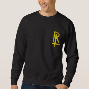 Monogram logo, letter R en T Trui