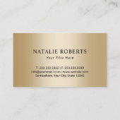 Monogram Logo Modern Pink & Gold Salon Spa Visitekaartje (Achterkant)