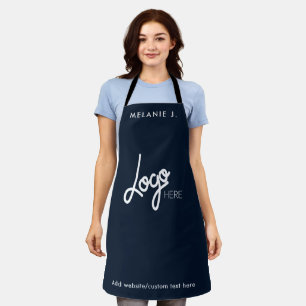 Monogram   Logo Professionele Business Navy Blauw Schort