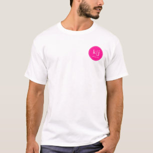 Monogram Logo Visagist Bedrijf T-shirt