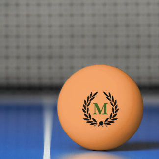Monogram Lorberkranz SW Pingpongbal
