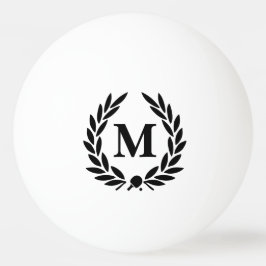 Monogram Lorberkranz SW Pingpongbal