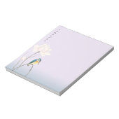 Monogram  Lotus 5,5 inch x 6 inch Notitieblok (Linkerzijde)