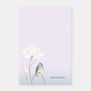 Monogram  Lotus Post-it® 4 x 6 Notes