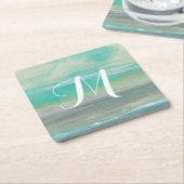 Monogram | Lowland Beach I Kartonnen Onderzetters (Schuin)