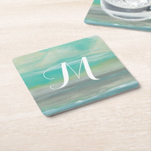 Monogram | Lowland Beach I Kartonnen Onderzetters (Schuin)