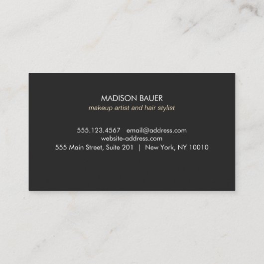 Monogram Loyalty 10 Punch Gold en Black Stripe (Achterkant)