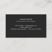 Monogram Loyalty 6 Punch Gold en Black Stripe (Achterkant)