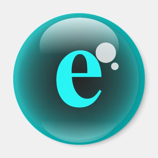 Monogram luchtbel E Magneet (Voorkant)