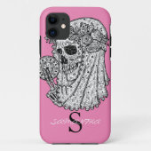 MONOGRAM LUCKY CHIP Hoesje-Mate iPhone CASE (Achterkant)