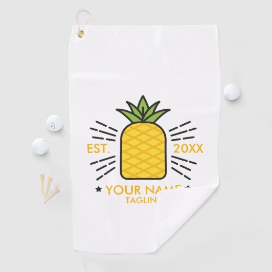  monogram luifmeelvruchtenananas golfhanddoek (Insitu)