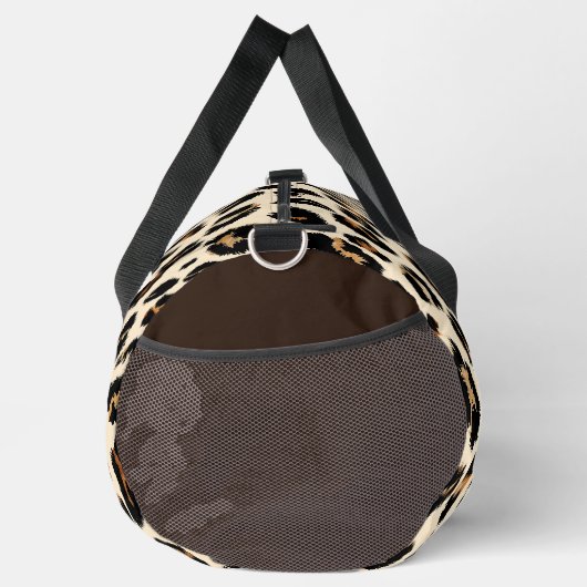 Monogram luipaard huidpatroon, moderne dierlijke s plunjezak (Rechts)