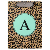 Monogram luipaardklembord klembord (Voorkant)