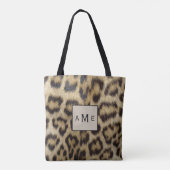  Monogram Luipaardprint  Tote Bag (Achterkant)