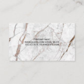 Monogram | Luxe Marmer Visitekaartje (Achterkant)