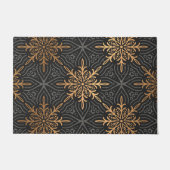 Monogram Luxury Gold mandala Pattern Deurmat (Voorkant)