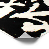 Monogram M Art Nouveau Letter Poster (Hoek)