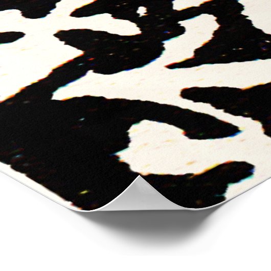  Monogram M Art Nouveau Letter Poster (Hoek)