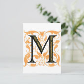 Monogram M Briefkaart (Staand voorkant)