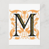 Monogram M Briefkaart (Voorkant)