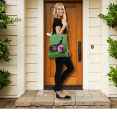 Monogram M Fancy Script Roze Golfbal & Club Tote Bag