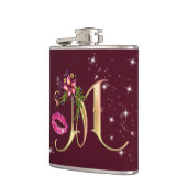 Monogram M Flask, 6 oz. Heupfles (Links)