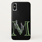 Monogram M Lavendel Eucalyptus Case-Mate iPhone Case (Achterkant)