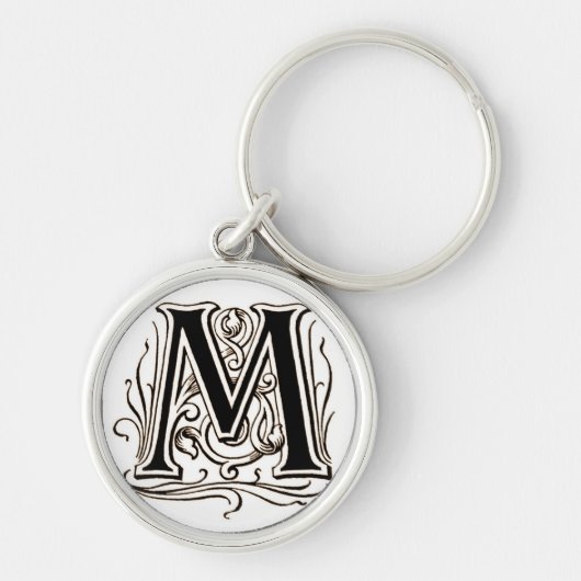 monogram "M" Sleutelhanger (Voorkant)