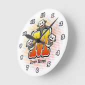 Monogram M Sock Monkey klok (Hoek)