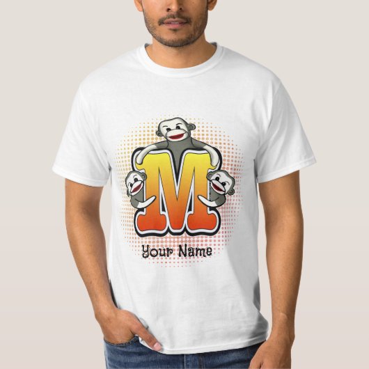 Monogram M Sock Monkey T-Shirt (Voorkant)