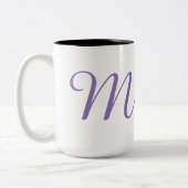 Monogram-M Tweekleurige Koffiemok (Links)