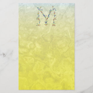 MONOGRAM M VAN DE PLANTAARDIGE BRIEFPAPIER