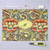 Monogram "M" William Morris Design Tissuepapier (Craft)