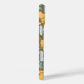 Monogram  maangeel bloemmotief Case-Mate iPhone case (Achterkant / Rechts)