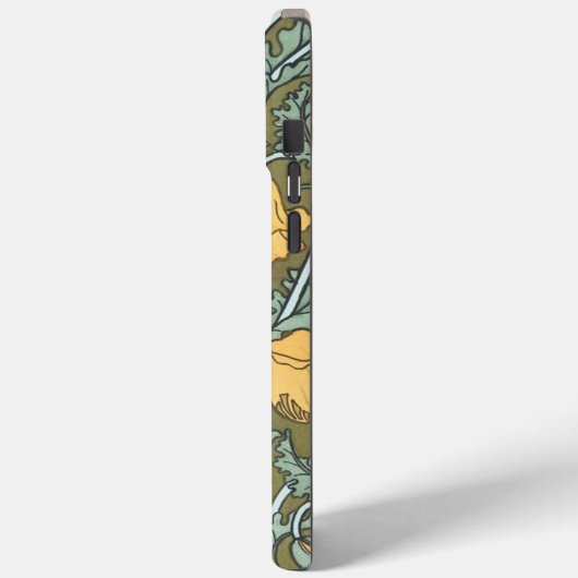 Monogram  maangeel bloemmotief Case-Mate iPhone case (Achterkant / Links)