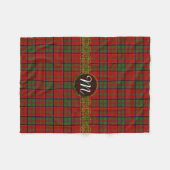 Monogram MacDonald van Glencoe Tartan Fleece Deken (Voorkant (Horizontaal))