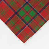 Monogram MacDonald van Glencoe Tartan Fleece Deken (Hoek)