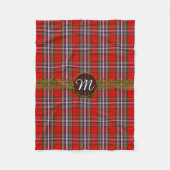 Monogram MacFarlane Red Tartan Fleece Deken (Voorkant)