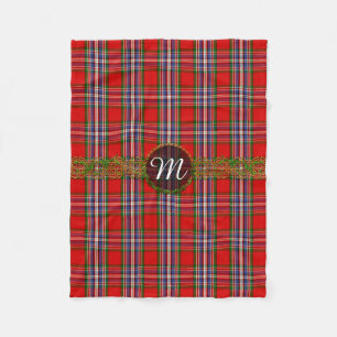 Monogram MacFarlane Red Tartan Fleece Deken