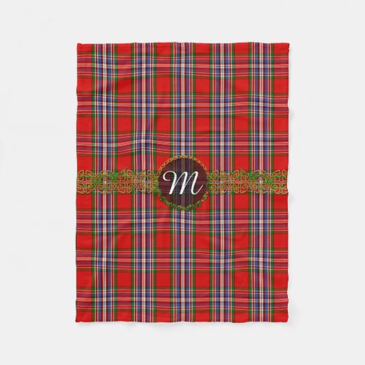 Monogram MacFarlane Red Tartan Fleece Deken (Voorkant)