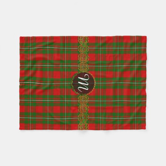 Monogram MacGregor Tartan Fleece Deken (Voorkant (Horizontaal))