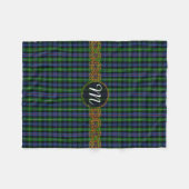 Monogram MacKenzie Tartan Fleece Deken (Voorkant (Horizontaal))